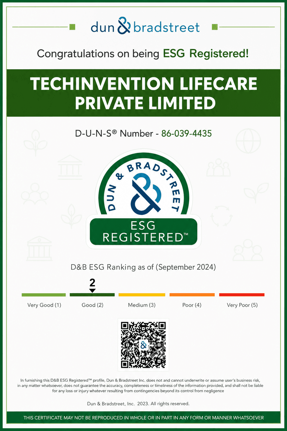 ESG Certificate